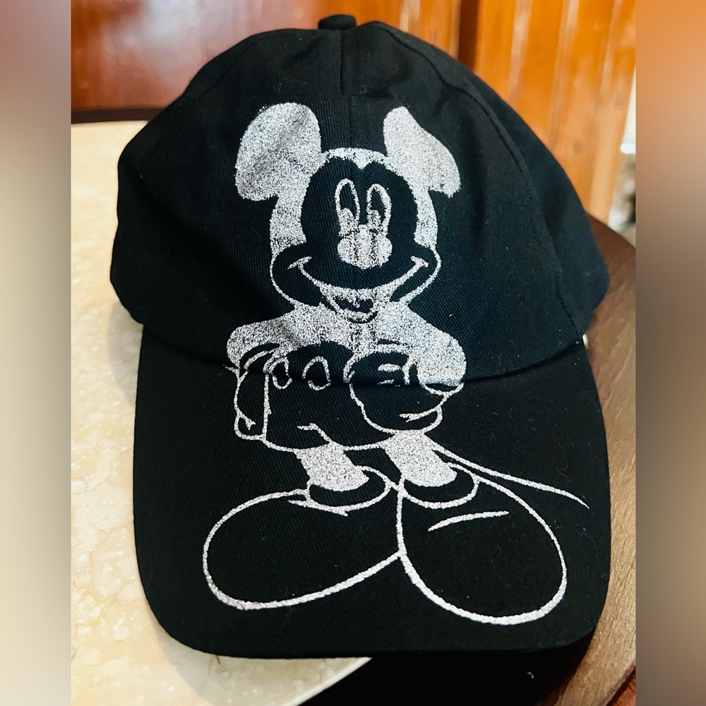 Mickey Mouse Disneyland Resort Cap. Black and Silver. New with tags.